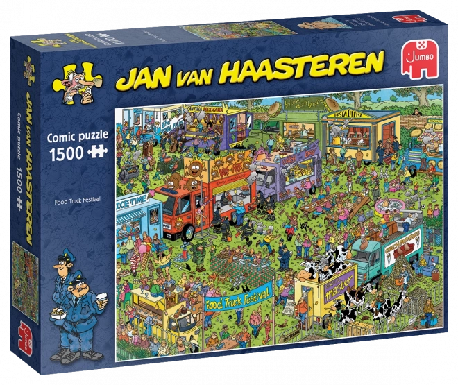 Jumbo Jan Van Haasteren ételkamion fesztivál puzzle 1500 darab