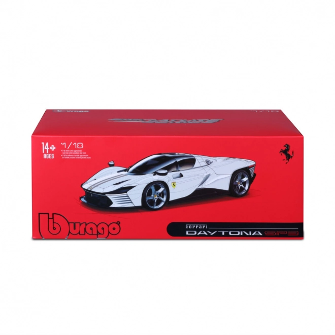 Bburago 1:18 ferrari signature series daytona SP3 fehér autómodell