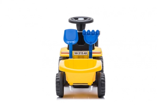 New Holland sárga gyermek traktor