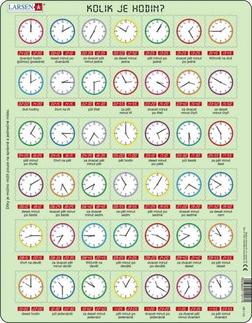 Puzzle Mennyi az idő? 42 darab