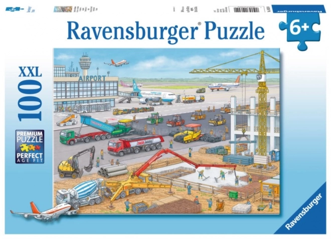 Ravensburger repülőtér építési puzzle XXL 100 darabos