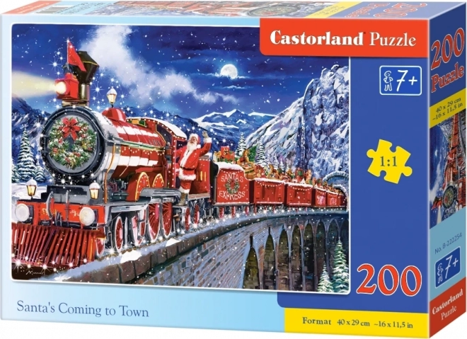 Santa's Coming To Town 200 darabos puzzle