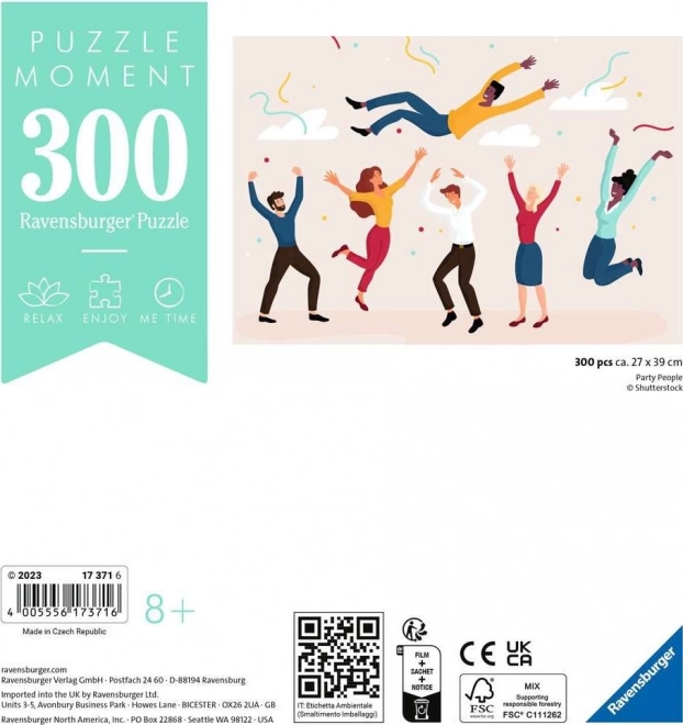 Ravensburger Puzzle Moment: Party emberek 300 darabos