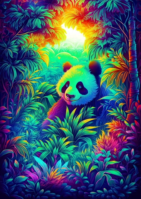 Licenselt Panda Sarok Puzzle 1000 darabos