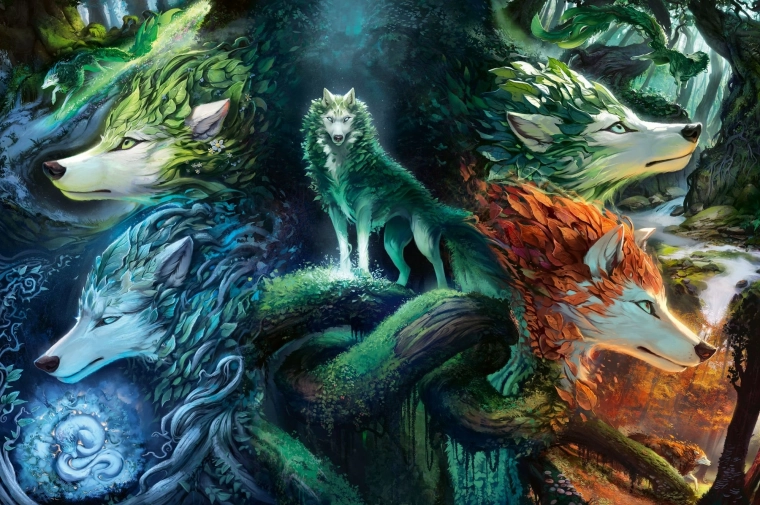 Puzzle Misztikus farkasok 7000 darabos RAVENSBURGER