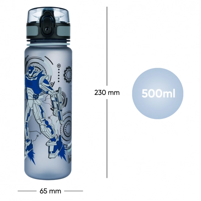 Tritán ivópalack robotok mintával - 500 ml