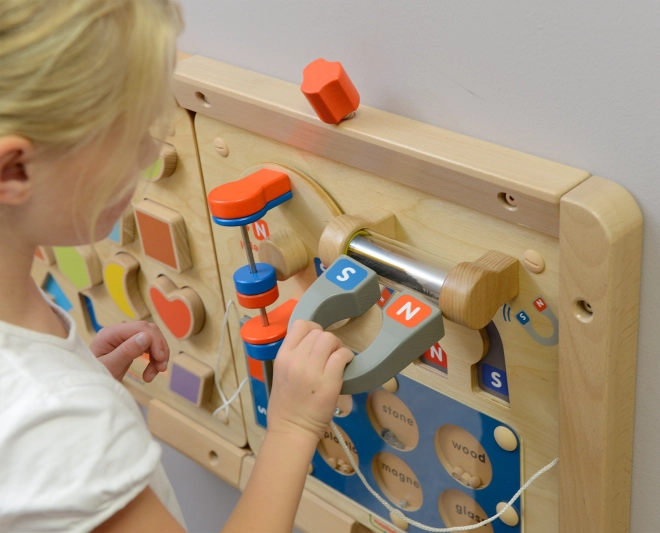 Masterkidz mágnesesség felfedezése - Montessori oktatási fali tábla