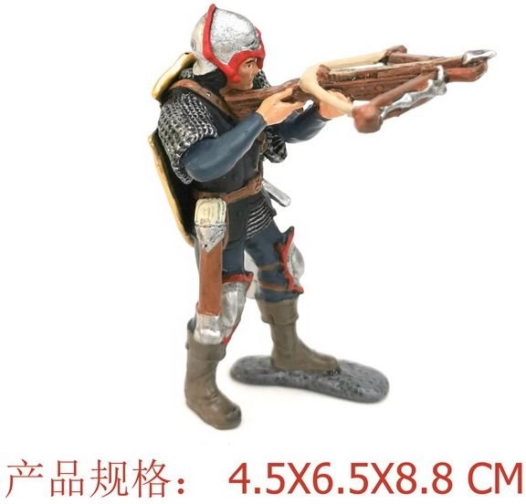 Katonai figura számszeríjjal 9 cm