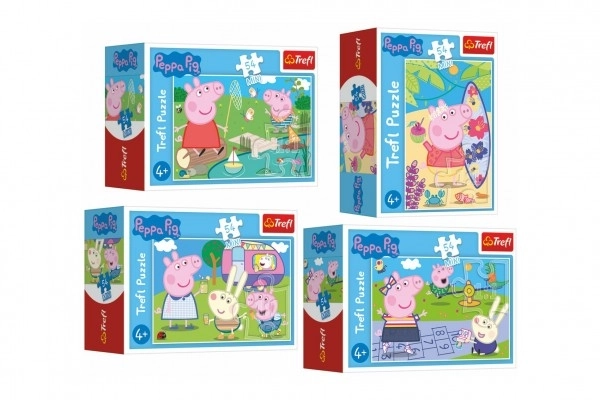 Peppa Malac Boldog Nap Minipuzzle 54 Darab