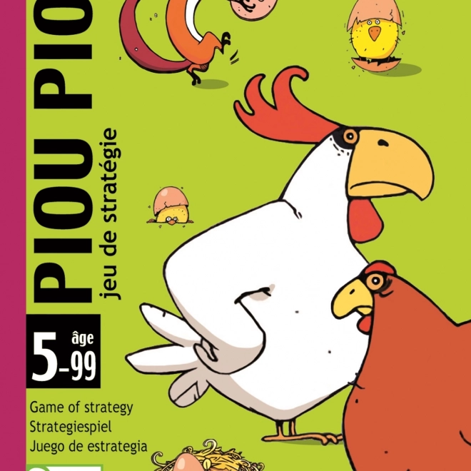 Gyors stratégiai kártyajáték Piou Piou