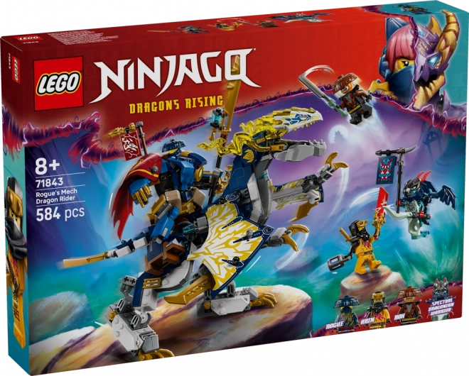 Lego NINJAGO Lázadó és robotikus sárkánylovas