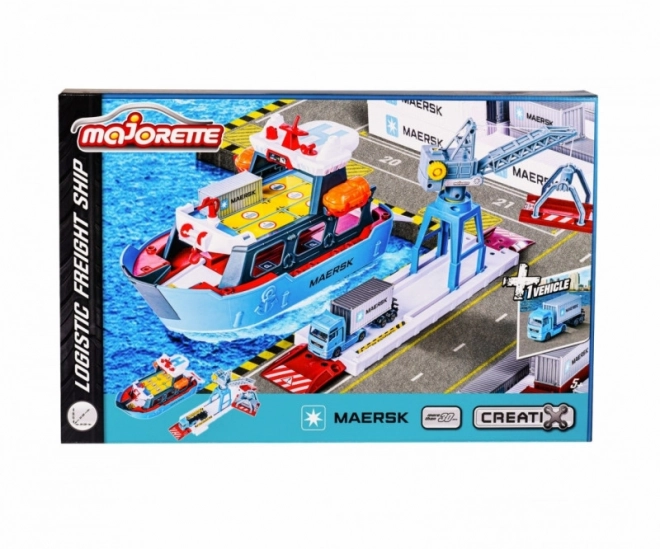 Majorette Maersk készlet és 1 jármű