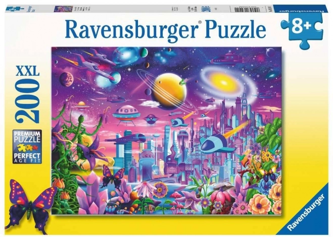 Puzzle Űrváros XXL 200 darabos Ravensburger