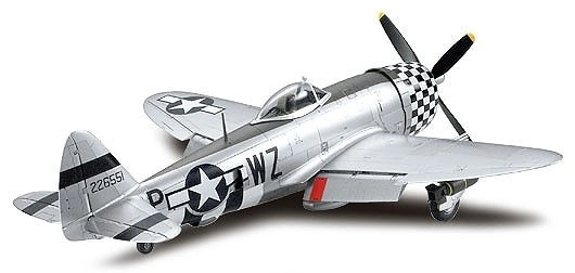 Plasztikmodell P-47D Thunderbolt Bubbletop