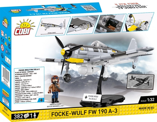 focke-wulf fw 190 a-3 II világháborús repülőgép model