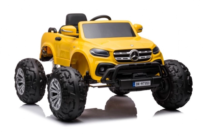 Akkumulátoros Mercedes 4x4 Aranysárga