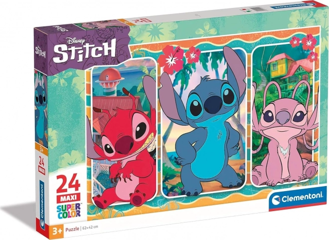 Maxi - Stitch puzzle 24 darabos