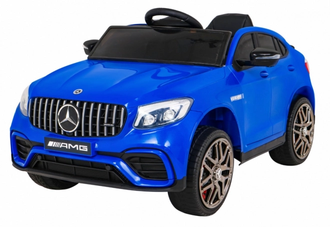 Mercedes Benz GLC63S gyerekeknek Kék + távirányító + 4x4 meghajtás + MP3 LED + EVA + lassú indulás