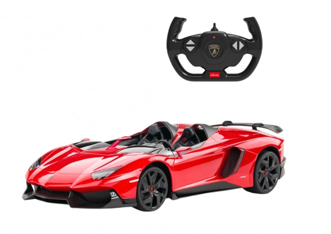 Rc autó lamborghini aventador piros kabrió
