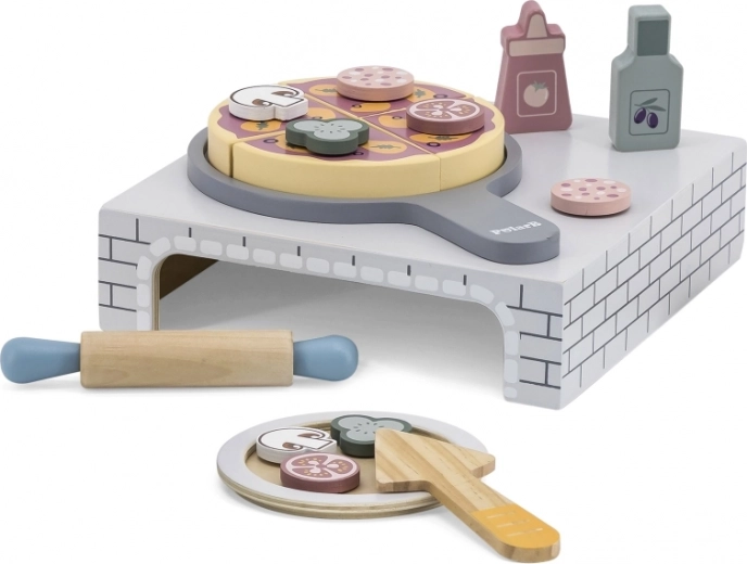 Valósághű kemence és tálalás