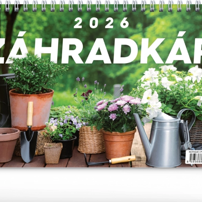 Asztali naptár Kertész 2026-ra