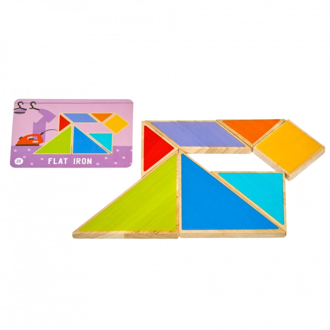 Lucy & Leo 285 tangram - logikai fa játék