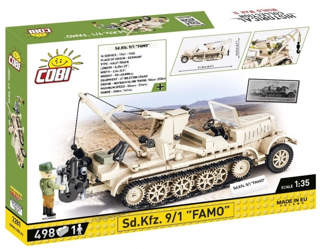 Sd.Kfz. 9/1 famo tank építőkészlet