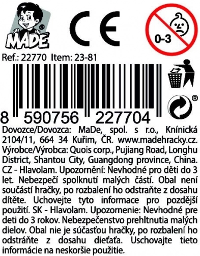 Kocka Rejtvény 12 db
