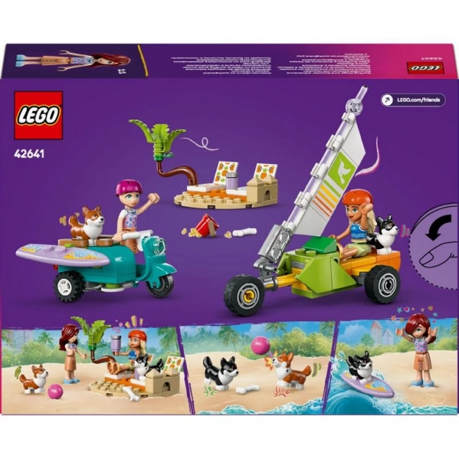 Lego Friends Kaland Szörfös Kutyákkal És Robogóval