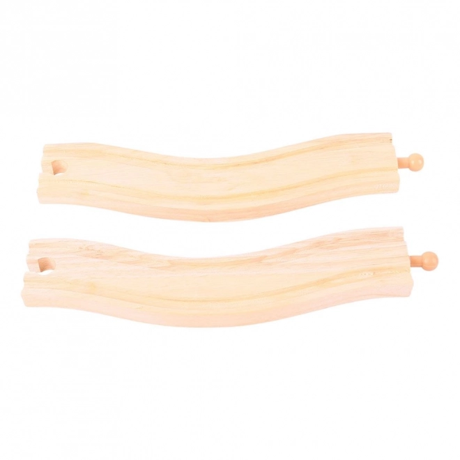 Bigjigs rail görbe pályák 22 cm 2 db