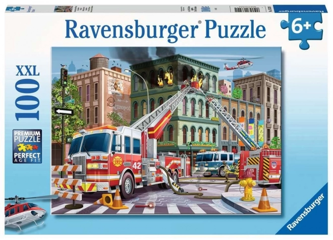 Ravensburger puzzle tűzoltók akcióban XXL 100 darab