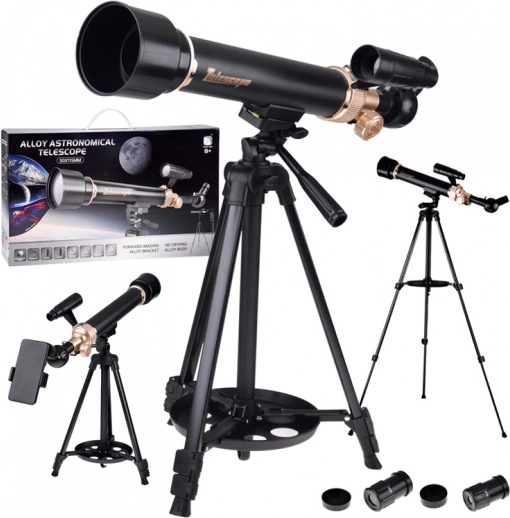 Csillagászati távcső 30x/60x 500 mm állvánnyal és tartozékokkal