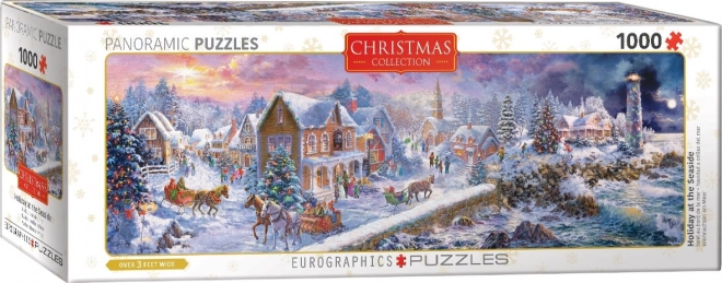 Eurographics panoráma puzzle tengerparti vakáció 1000 darabos