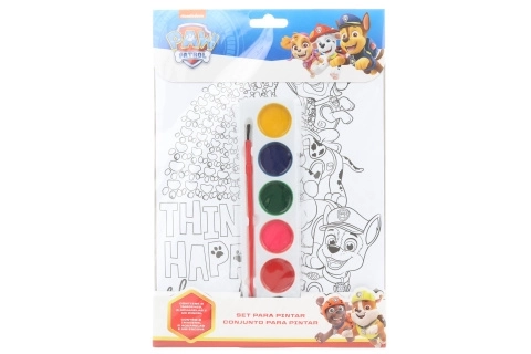 Paw Patrol vízfestékes színező