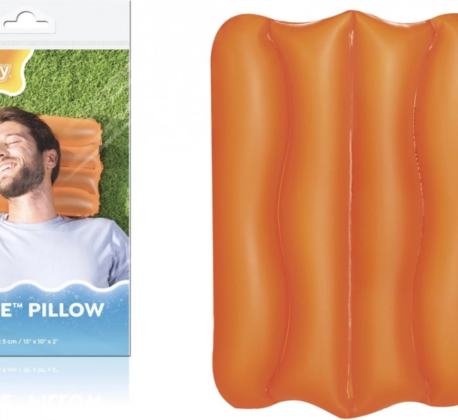 Bestway narancssárga felfújható párna 38 x 25 cm
