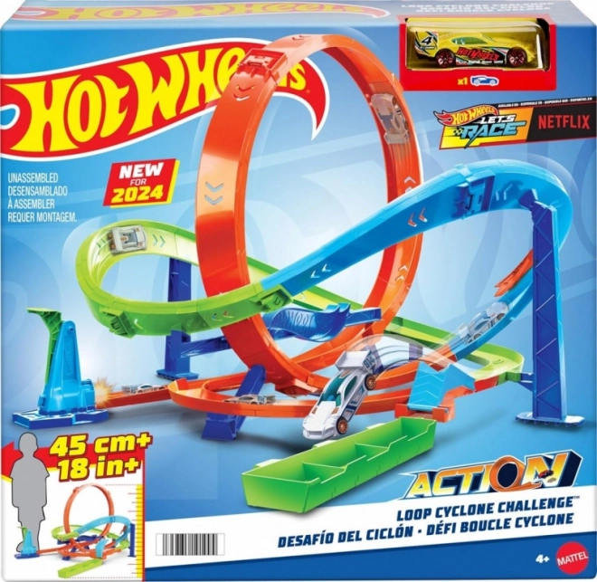 Hot Wheels extrém hiper hurok játékszett