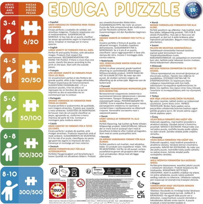 Educa puzzle egyszarvúak és tündérek