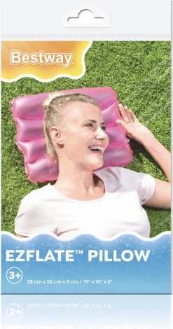 Bestway Felfújható Párna Rózsaszín 38 x 25 cm