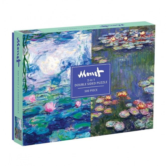 Galison Kétoldalas Puzzle Monet 500 Darab