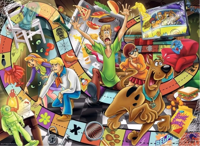 Scooby Doo kísérteties játék XXL puzzle 200 darabos - RAVENSBURGER