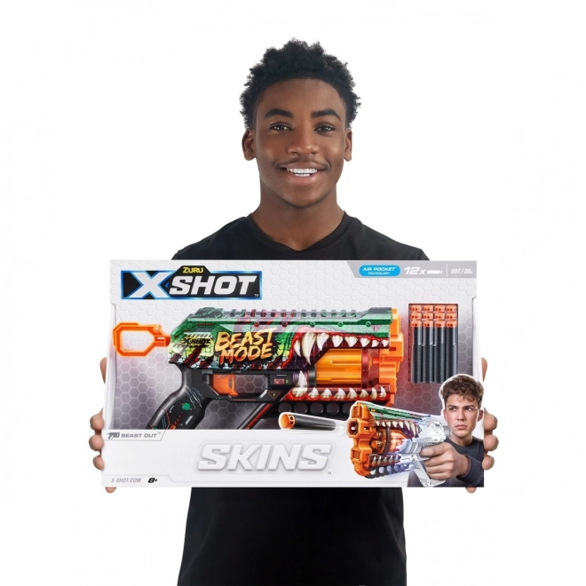 X-Shot Skins Griefer Beast Out játékpisztoly 12 lövedékkel