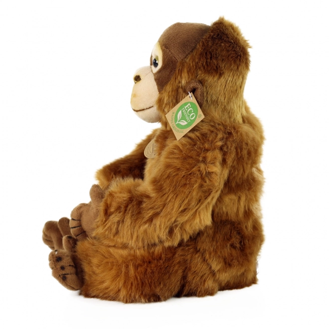 Eco-barát narancssárga plüss orangután 27 cm