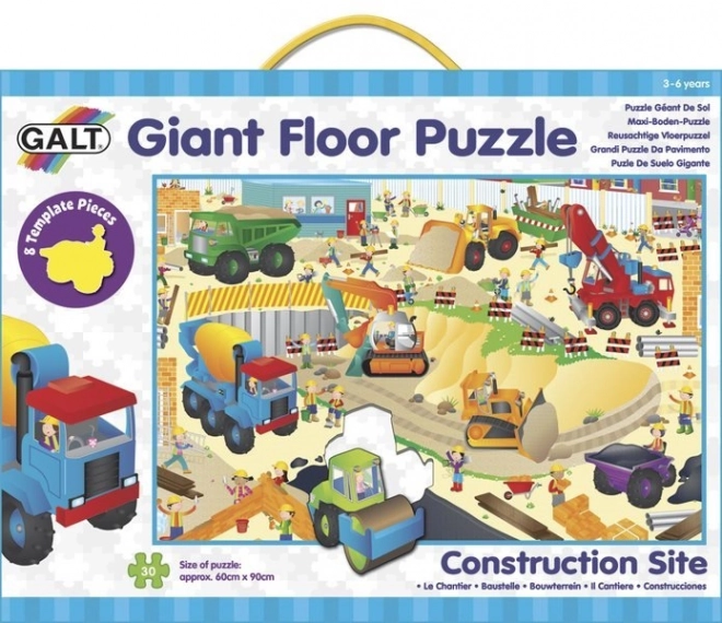 Galt nagy padlópuzzle építkezés 30 darab