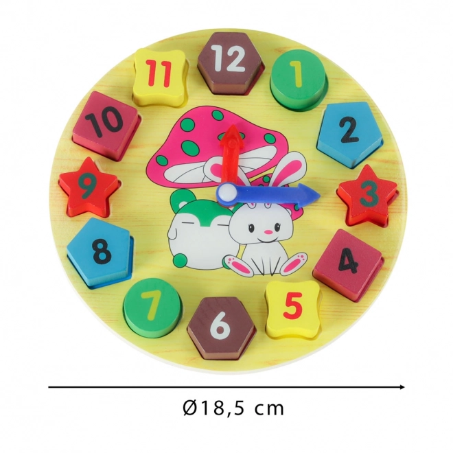 fa oktatási óra játék puzzle-kkal