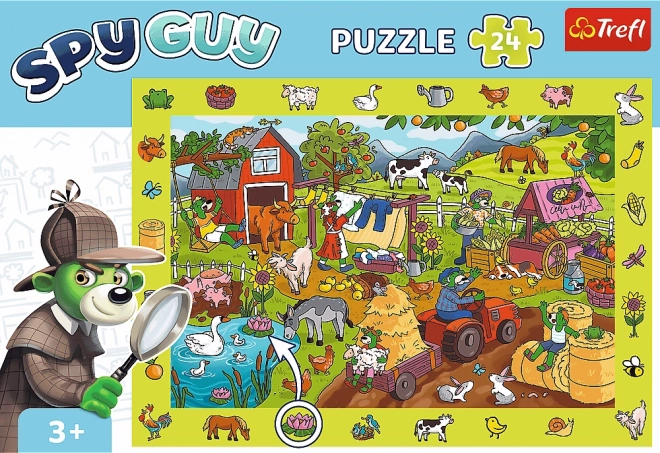 Spy Guy megfigyelő puzzle - Farm 24 darabos