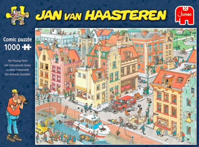 Jan Van Haasteren eltűnt darab puzzle 1000 darabos