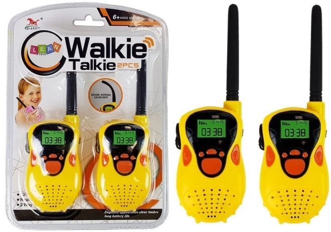 Sárga gyerek Walkie Talkie