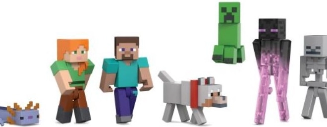 Minecraft Alkotók figura készlet