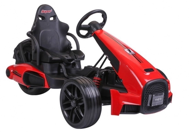 Akkumulátoros gokart piros színben