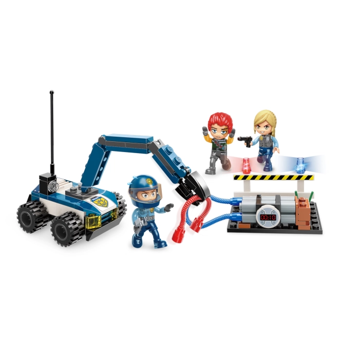 Kezelő robot a bomba hatástalanításához